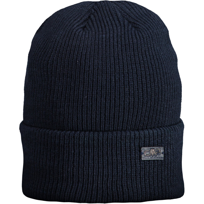 CMP Man Knitted Hat Hoods N950 Black Blue