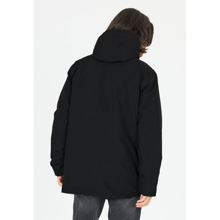 CMP Man Long Jacket Fix Hood Jacket U901 Nero