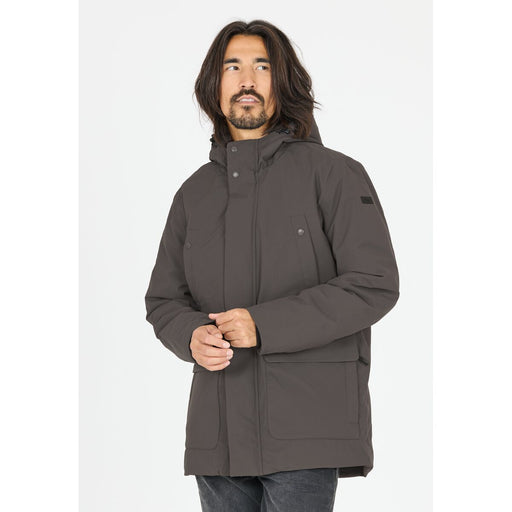 CMP Man Long Jacket Fix Hood Jacket E910 Dust