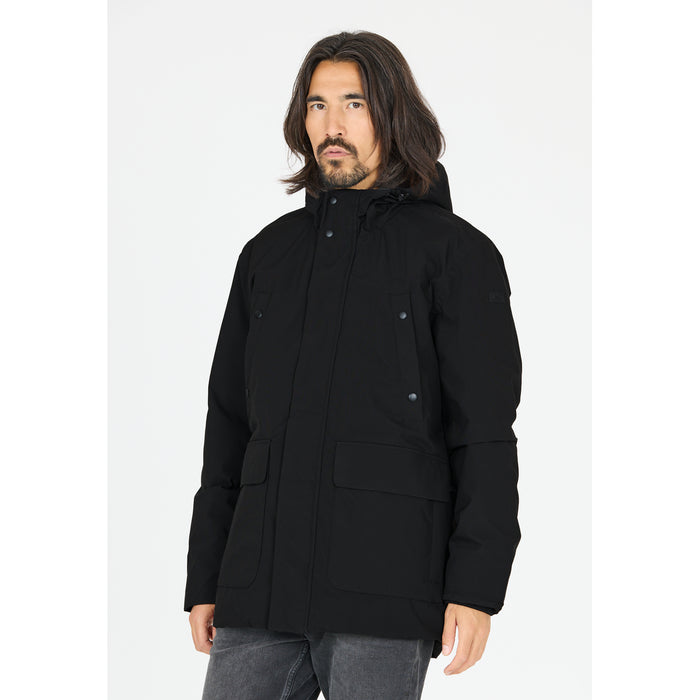 CMP Man Long Jacket Fix Hood Jacket U901 Nero