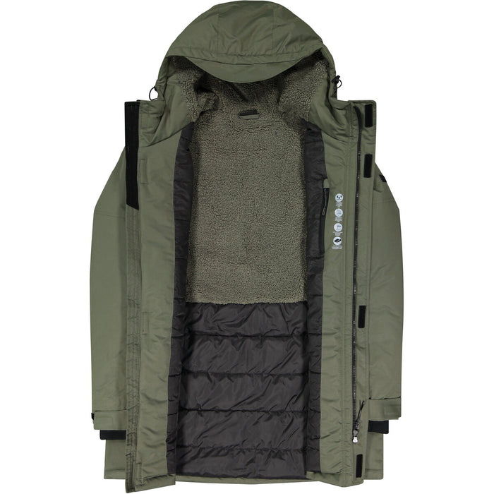 CMP Man Parka Fix Hood Jacket E319 Oil Green