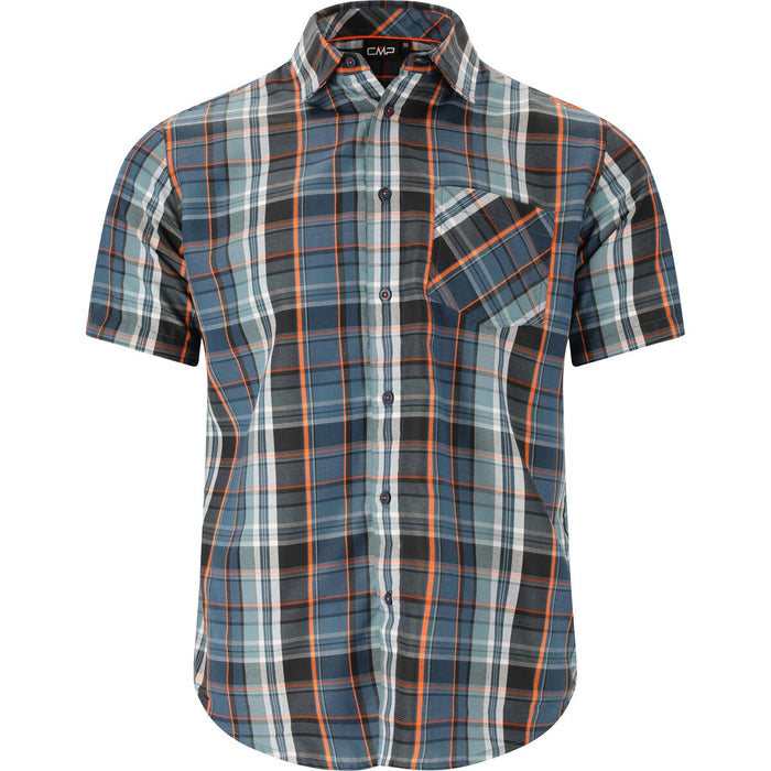 CMP Man Shirt Shirt 99ZR Hydro-Bluesteel-Flame