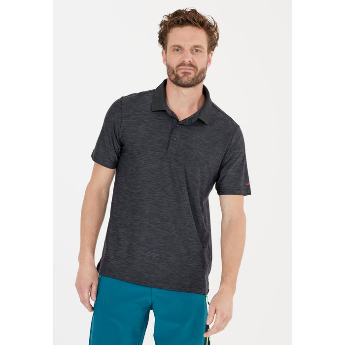 CMP Man Stretch Polo Melange Polo U817 Antracite Mel.