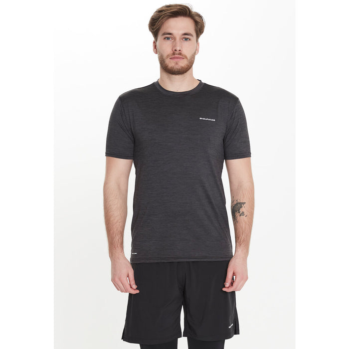 ENDURANCE Mell M Melange S/S Tee T-shirt 1001 Black