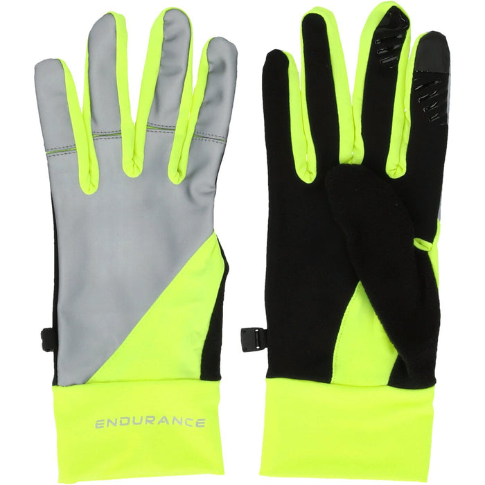 ENDURANCE Mingus Running Gloves Gloves 5001 Safety Yellow