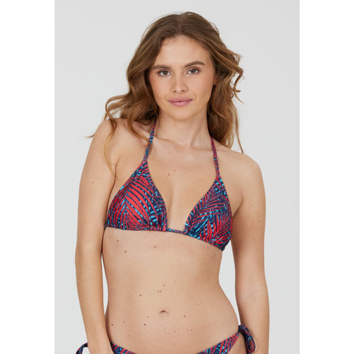 CRUZ Monique W Triangle Printed Bikini Top Top Print 3053