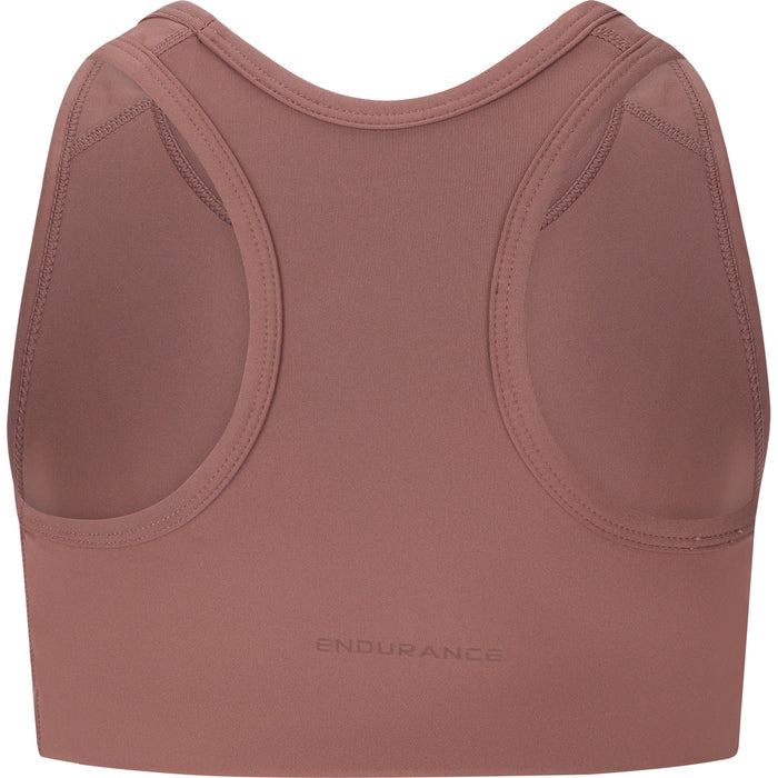 ENDURANCE Myaly Jr. Sports Bra Sports Bra 4321 Rose Taupe
