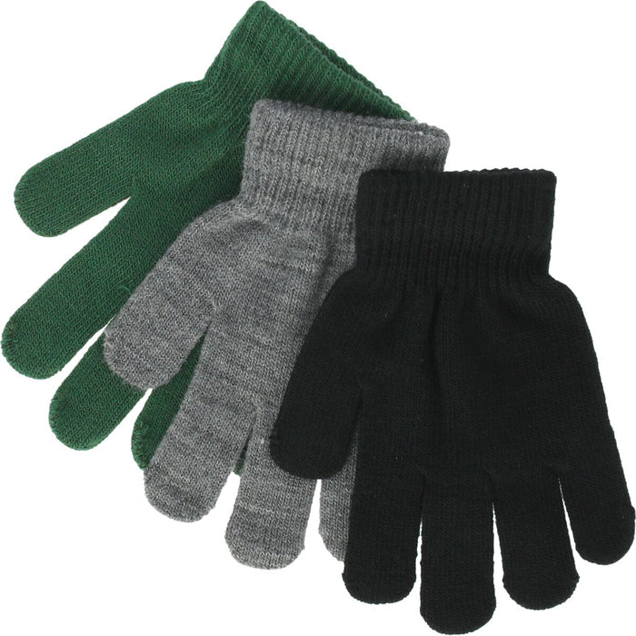 ZIGZAG Neckar Knitted 3-Pack Gloves Gloves 3175 Trekking Green
