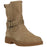 CLARKS PREMIUM Nella Mid D Boots 5232 Dark Sand Suede