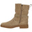 CLARKS PREMIUM Nella Mid D Boots 5232 Dark Sand Suede