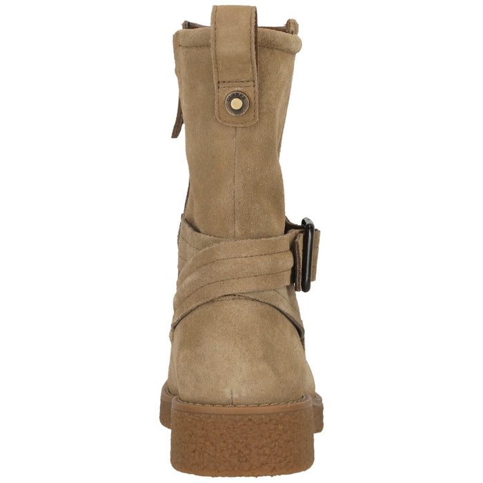 CLARKS PREMIUM Nella Mid D Boots 5232 Dark Sand Suede