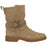 CLARKS PREMIUM Nella Mid D Boots 5232 Dark Sand Suede