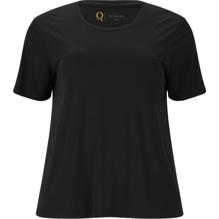 Q SPORTSWEAR Nian W S/S Tee T-shirt 1001 Black