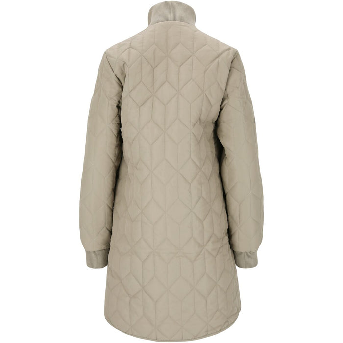 WEATHER REPORT Nokka W Long Quilted Jacket Jacket 1060 Chateau Gray
