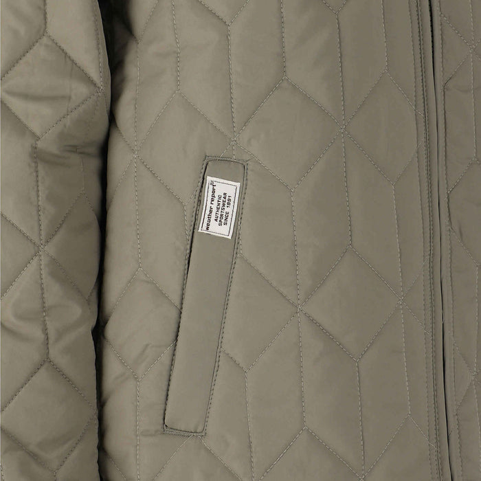 WEATHER REPORT Nokka W Long Quilted Jacket Jacket 3051 Vetiver