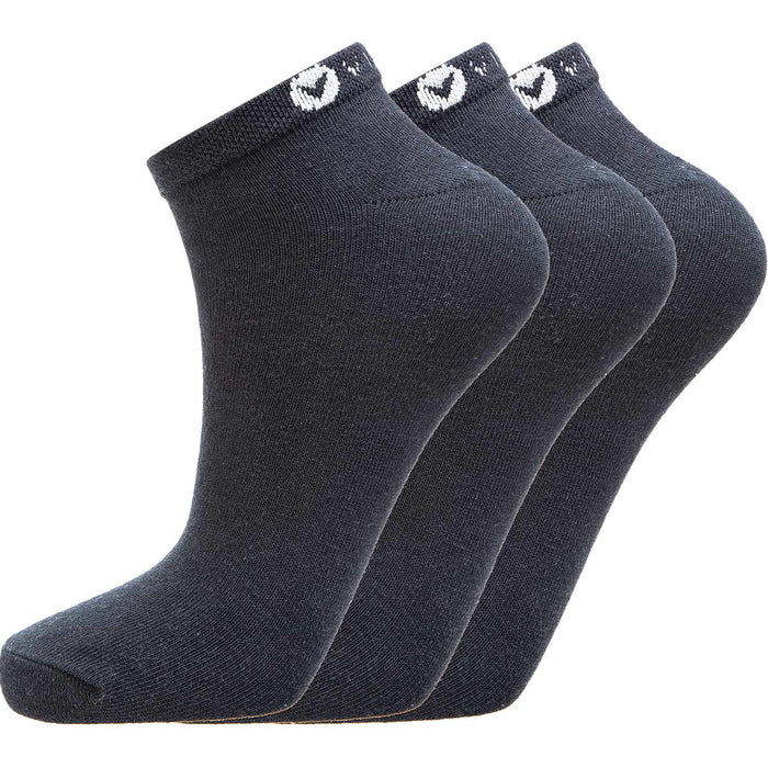 VIRTUS! Nysa Low Cut Socks 3-pack Socks 1001 Black