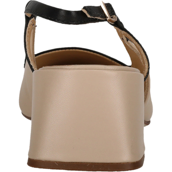 CLARKS PREMIUM Nyta45 Sling D Shoes 1242A Sand Combi Lea