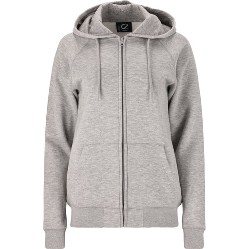 CRUZ Oklahoma Jr. Zipper Melange Hoodie Sweatshirt 1005 Light Grey Melange