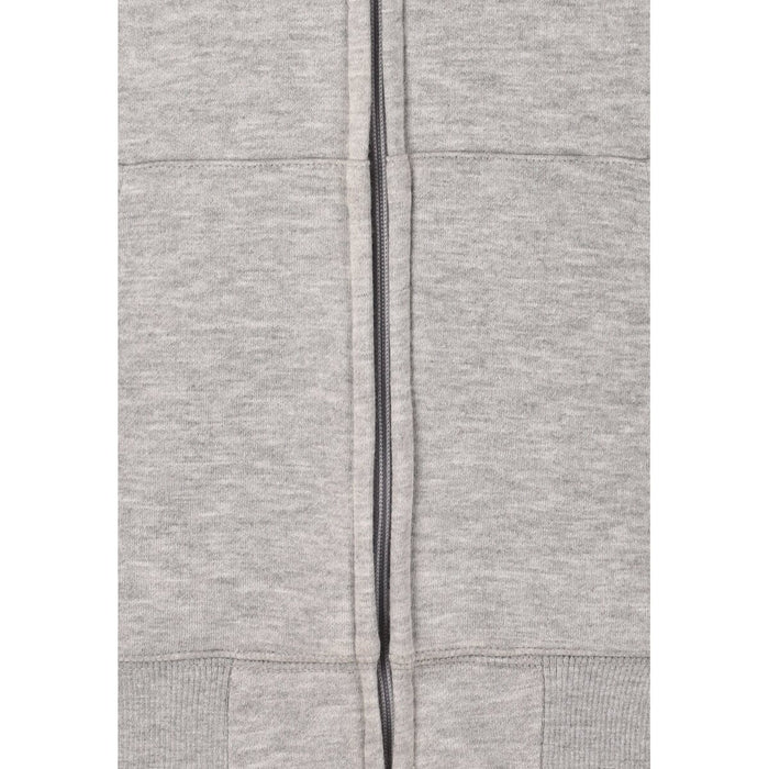 CRUZ Oklahoma Jr. Zipper Melange Hoodie Sweatshirt 1005 Light Grey Melange