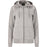 CRUZ Oklahoma Jr. Zipper Melange Hoodie Sweatshirt 1005 Light Grey Melange