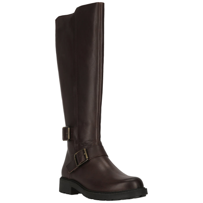 CLARKS PREMIUM Orinoco2 Tall D Shoes 5228 Dark Brown Lea