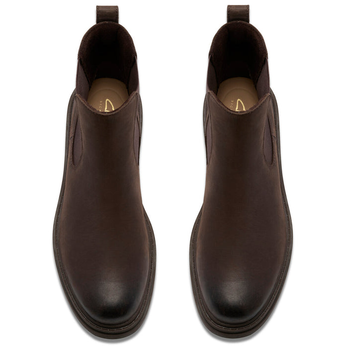 CLARKS PREMIUM Orinoco3 Top D Boots 5228 Dark Brown Lea