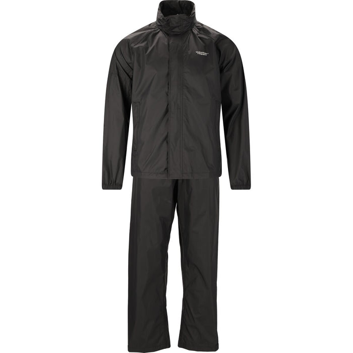 WEATHER REPORT Packo Jr. Packable AWG Set W-PRO 10000 Rain set 1001 Black