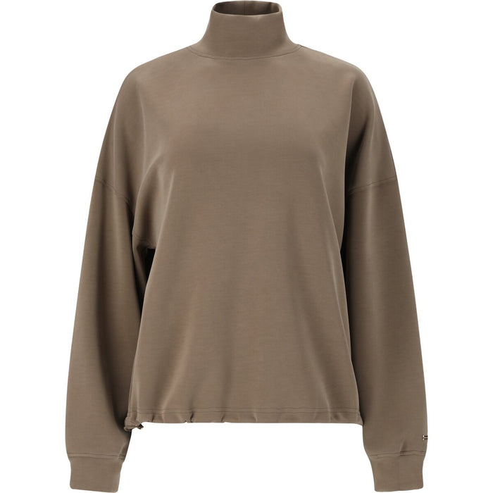 ATHLECIA Paris W High Neck Sweatshirt 3107 Walnut