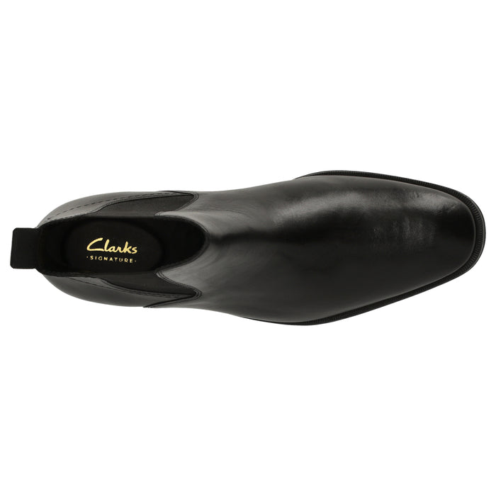 CLARKS PREMIUM Paulton Easy G Boots 1216 Black Leather