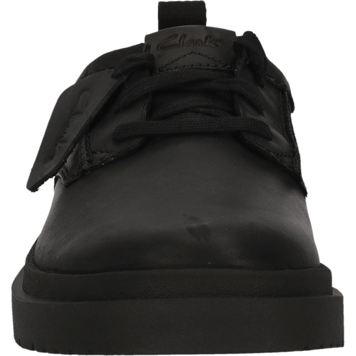 CLARKS PREMIUM Polden Lace G Shoes 1216 Black Leather