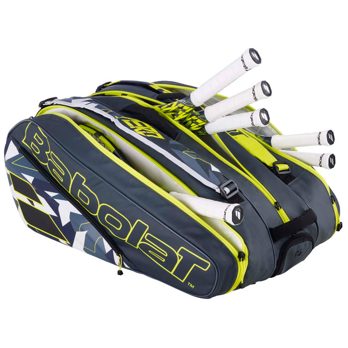 BABOLAT RH X 12 PURE AERO Bags 0370 Grey Yellow White
