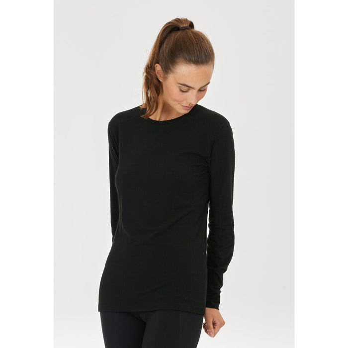 ENDURANCE Rale W Alpaca Crew Neck Midlayer 1001 Black