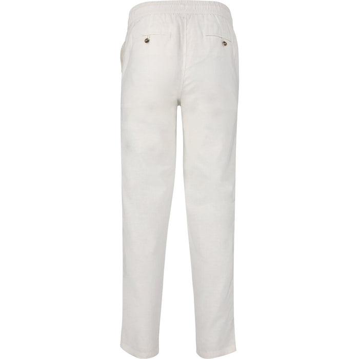 CRUZ! Reagan M Pants - Linen Pants 1002 White