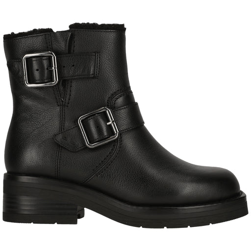 CLARKS PREMIUM Rebelle Buckle D Shoes 1271 Black WLined Lea