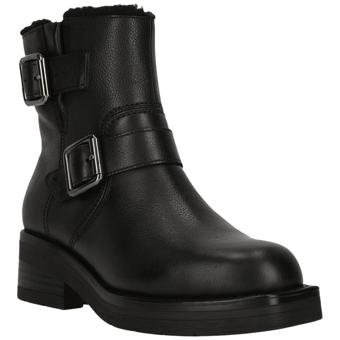 CLARKS PREMIUM Rebelle Buckle D Shoes 1271 Black WLined Lea