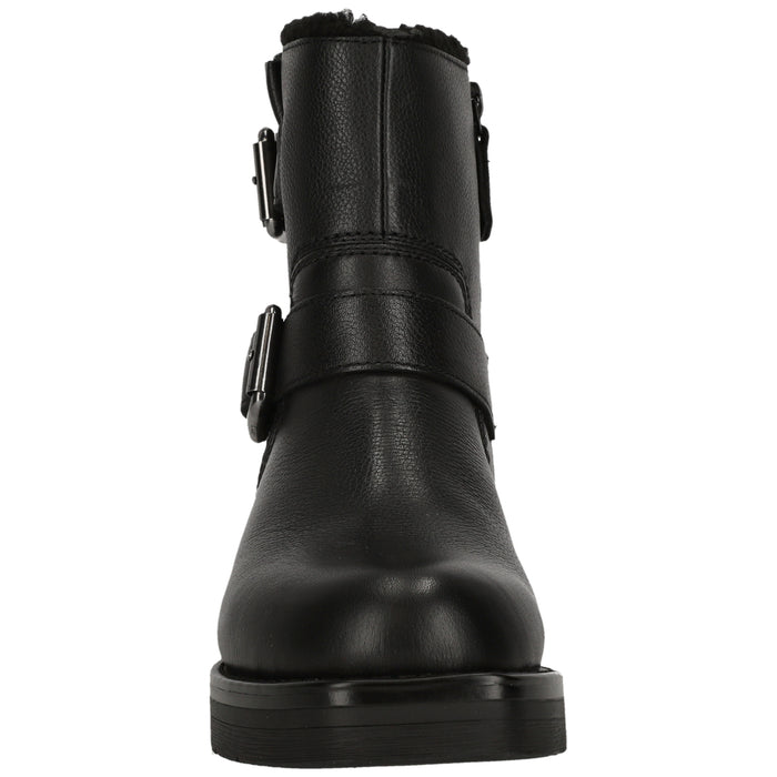 CLARKS PREMIUM Rebelle Buckle D Shoes 1271 Black WLined Lea