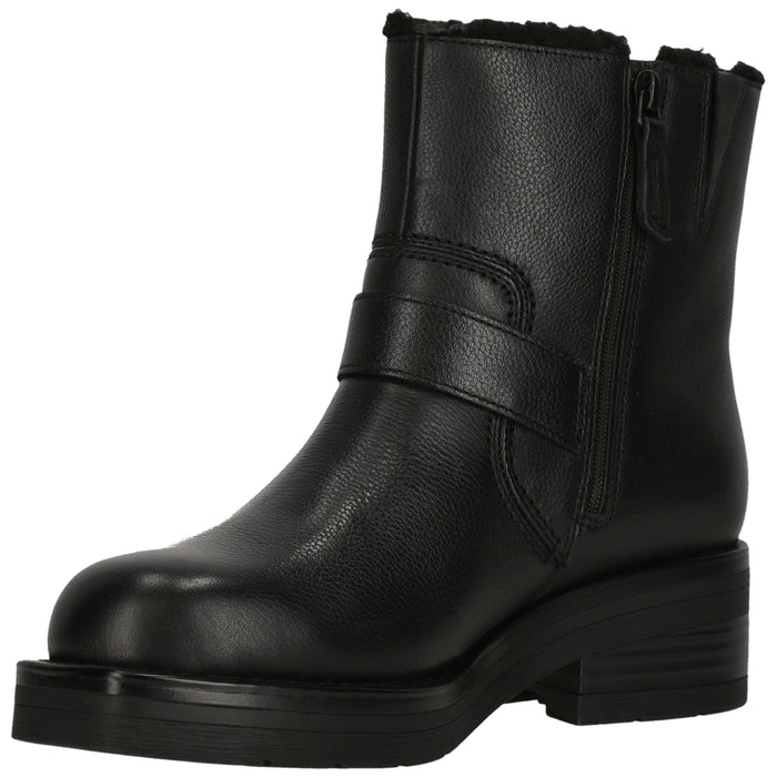 CLARKS PREMIUM Rebelle Buckle D Shoes 1271 Black WLined Lea