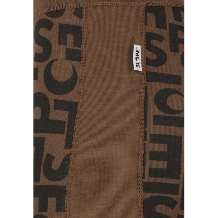 SLOPE Rei M Printed Baselayer 3/4 Pants Baselayer 1101 Slate Black