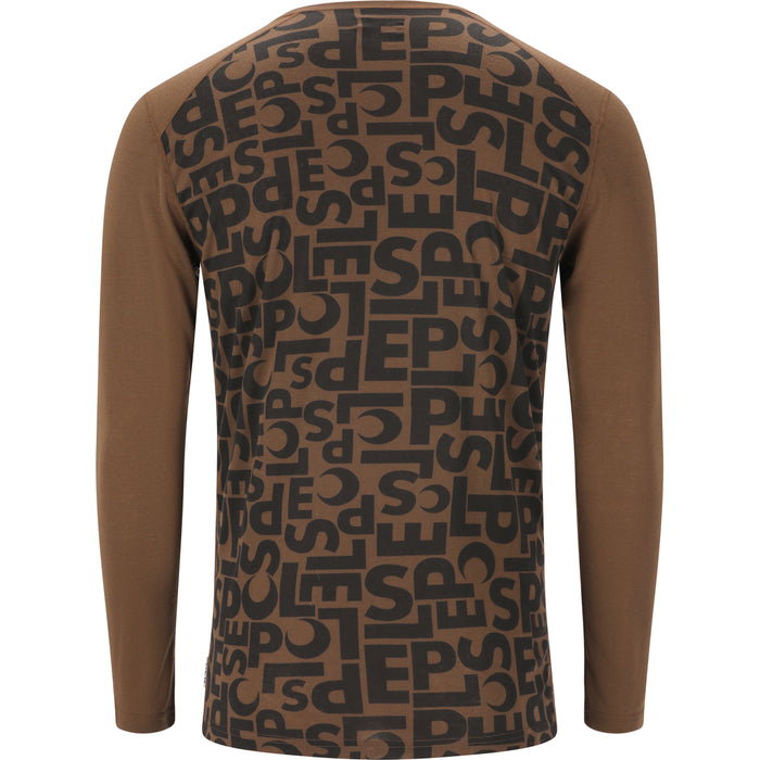 SLOPE Rei M Printed Baselayer Top Baselayer 1101 Slate Black