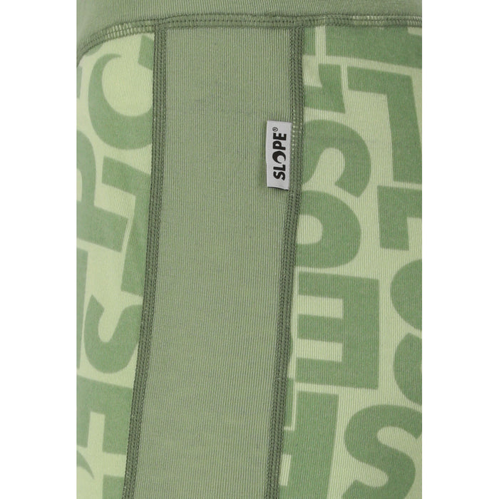 SLOPE Rei W Printed Baselayer 3/4 Pants Baselayer 3144 Smoke Green