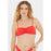 ATHLECIA Rhea W Bandeau Bikini Top Swimwear 4148 Tomato