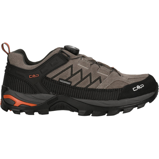 CMP Rigel Low FitGO Trek Shoe WP Leather Shoes 03QU Fango-Ruggine
