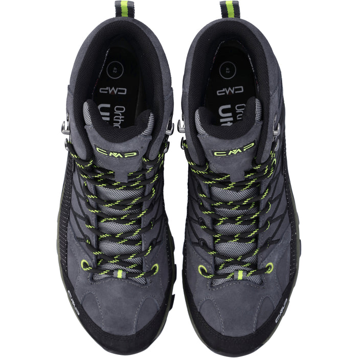 CMP Rigel Mid M WP Adult Boot Boots 30UR Grey-Yellow Fluo