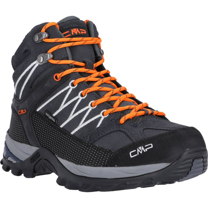 CMP Rigel Mid M WP Adult Boot Boots 56UE Antracite-Flash Orange