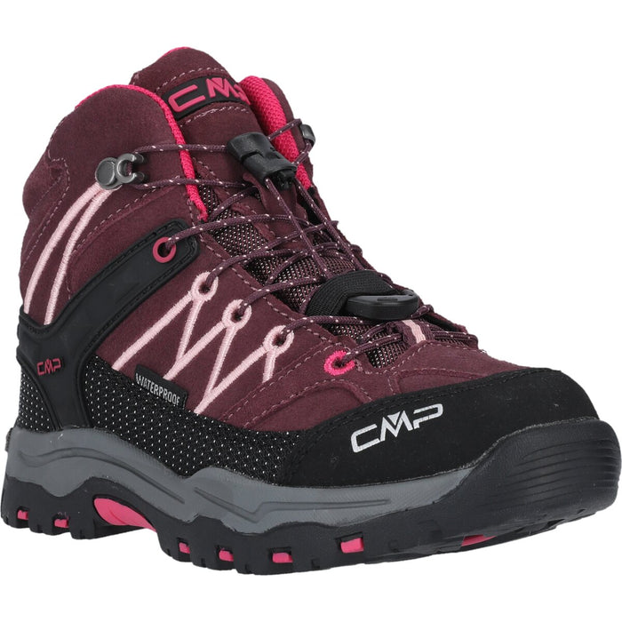 CMP Rigel Mid WP Boot Kids Boots 05HM Prugna-Peach
