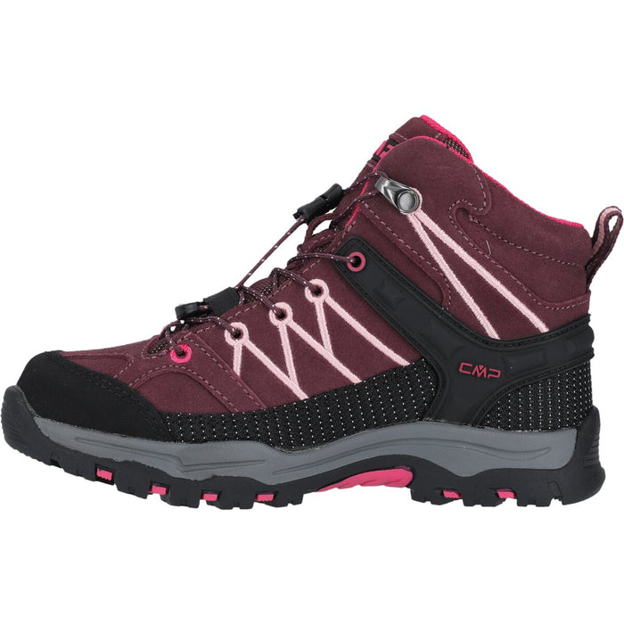 CMP Rigel Mid WP Boot Kids Boots 05HM Prugna-Peach