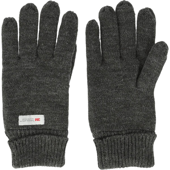 WHISTLER Roumat M Thinsulate Knit Glove Gloves 1011 Dark Grey Melange