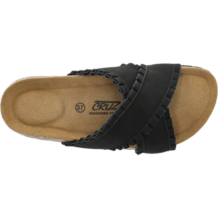 CRUZ Rufalia W Cork Sandal Sandal 1001 Black