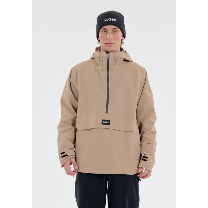 SLOPE Ruki M Lined Shell Ski Anorak W-PRO 15000 Jacket 1193 Roasted Cashew