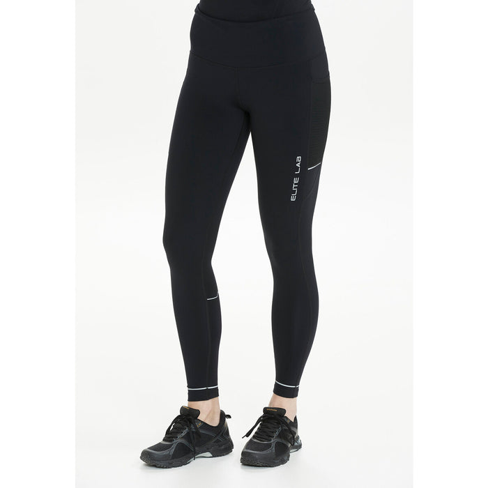 ELITE LAB Run Elite X1 W Long Tights Tights 1001A Black